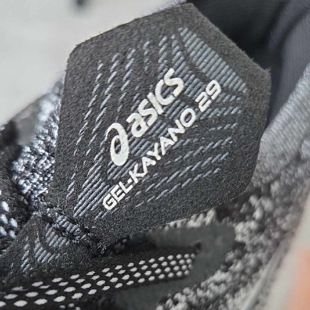 Asics Black and White Running Shoes - Picture 4 of 5
